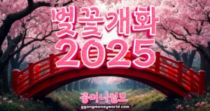 Read more about the article 2025 벚꽃 개화시기